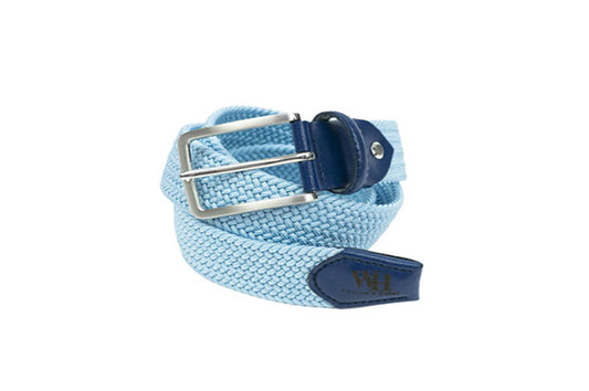 W&H Braided Micro Stripe Stretch Golf Belts for Men & Women